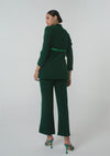 Emerald Wrap Around Blazer Set
