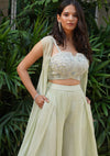Mint Green Pants and Cape Set
