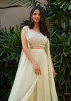 Mint Green Pants and Cape Set