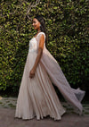 Pale Pink Corset Anarkali Set