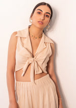 Sand Knotted Top and Pants