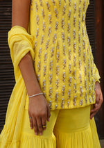 Yellow Tunic and Gharara Set
