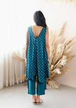 Nazreen Teal Kurta Set