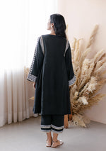 Coal Aztec Kurta Set